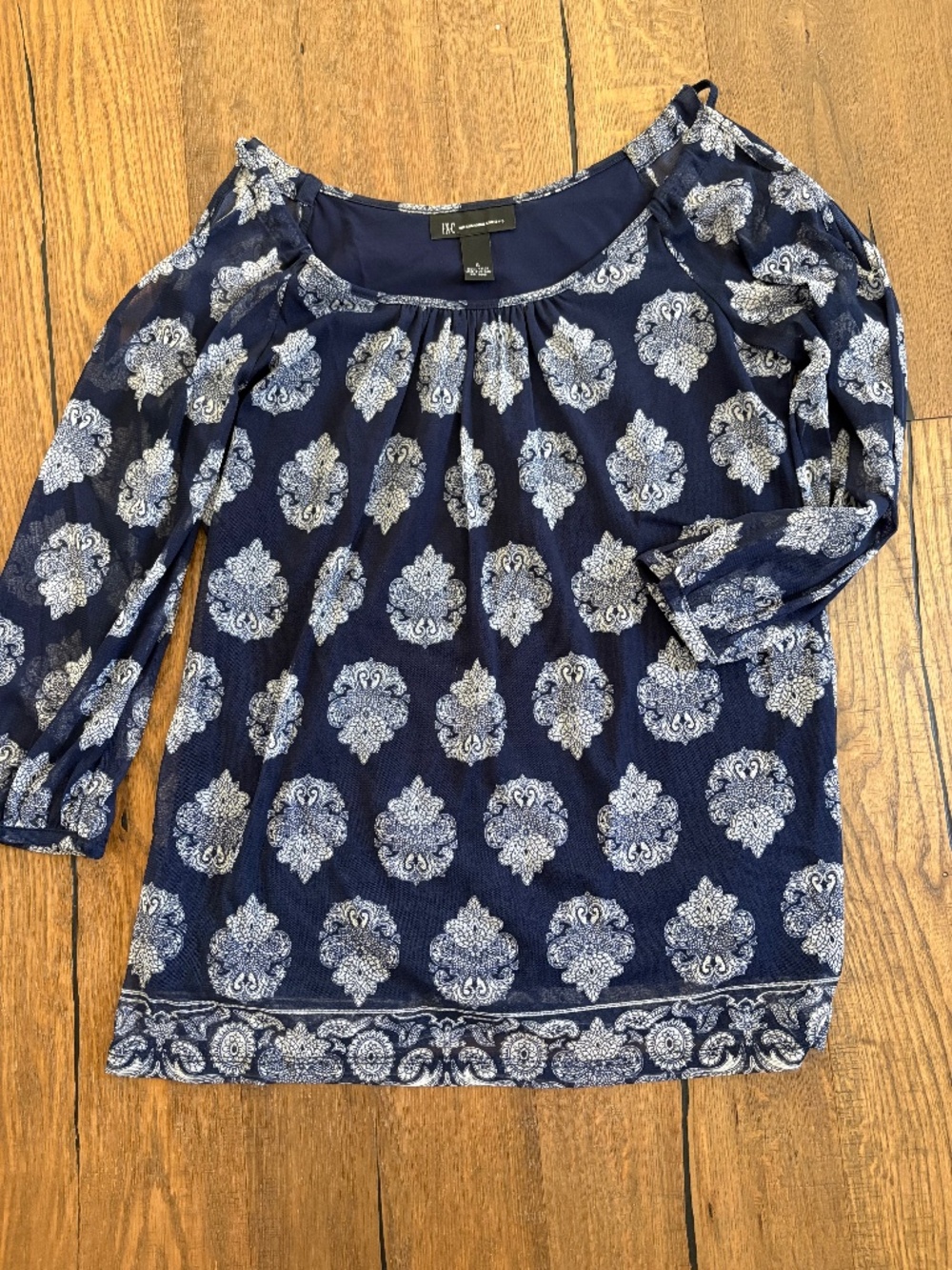 Cold shoulder blouse by INC